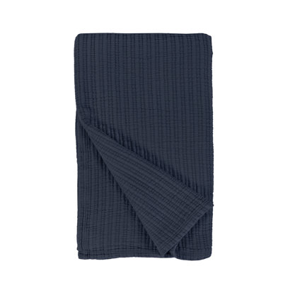 CHATHAM - NAVY - Q MATELASSE 90"X90"