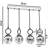 Couto 4 - Light Black Pendant