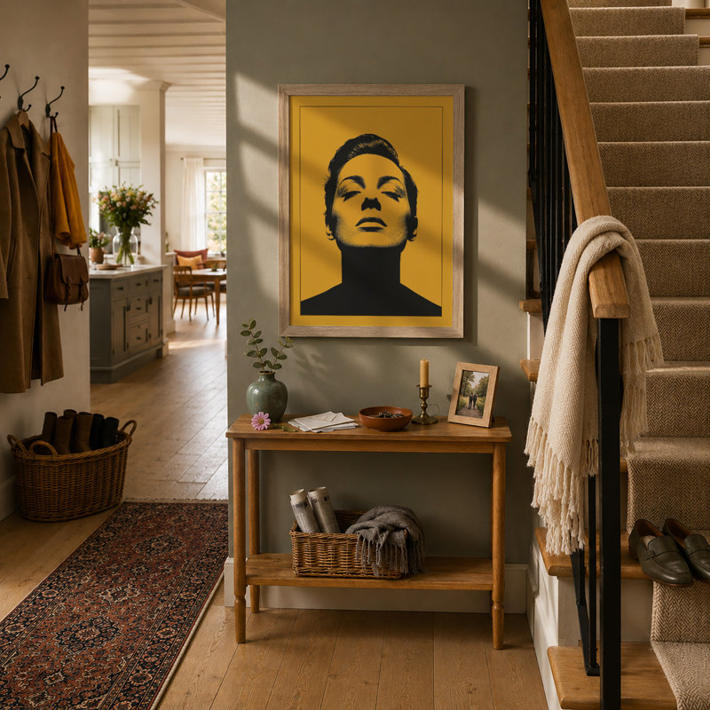 Portrait Study Graphic - Print, Oak, A4 - 29.7 x 21.0 cm
