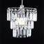 24.5cm H Drum Lamp Shade in Clear