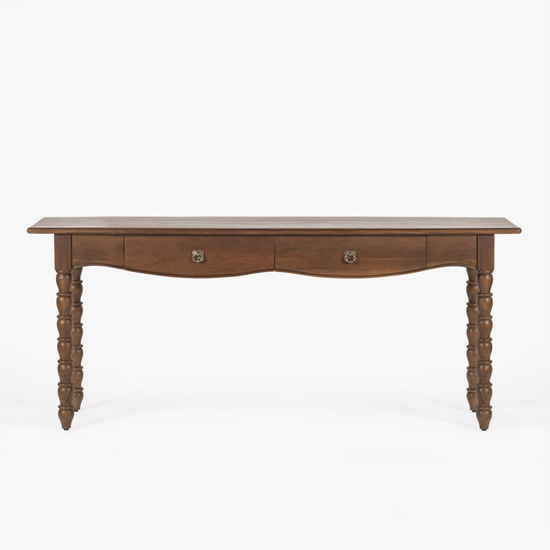 Console à deux tiroirs Isabel, Brown, H 30,25 po x l 17,8 po x P 72 po