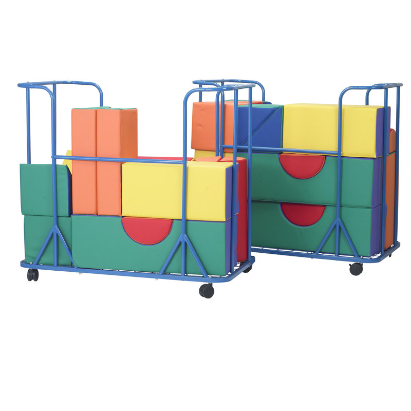 Blocs de module 12 po SoftPlay - 35 (ensembles A et B) - arc-en-ciel