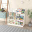 Bibliothèque et organisateur de rangement pour jouets, étagère à livres multifonctionnelle pour enfants avec présentoir à bibliothèque-130187655