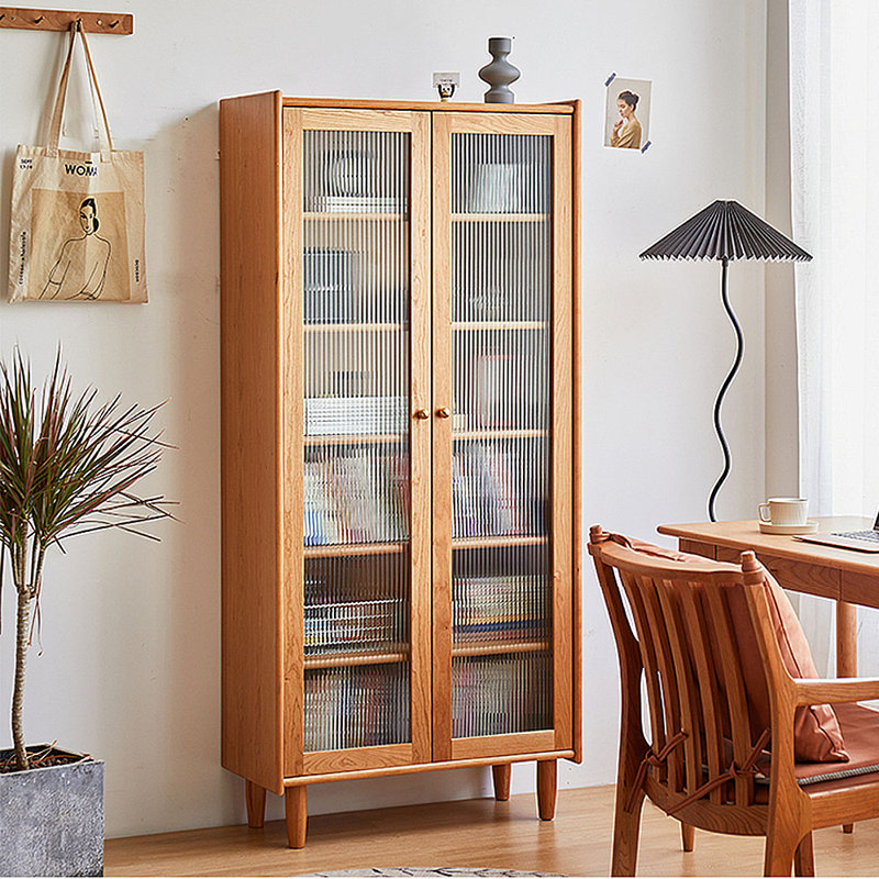 Vitrine avec porte vitrée