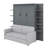 Queen Size Murphy Bed With Sofa-1255732718