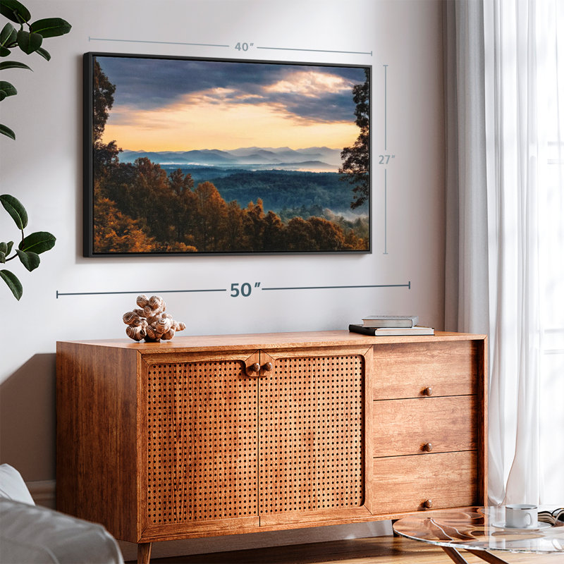 Nature «Blue Ridge Mountain Sunrise», H 40 po x l 27 po