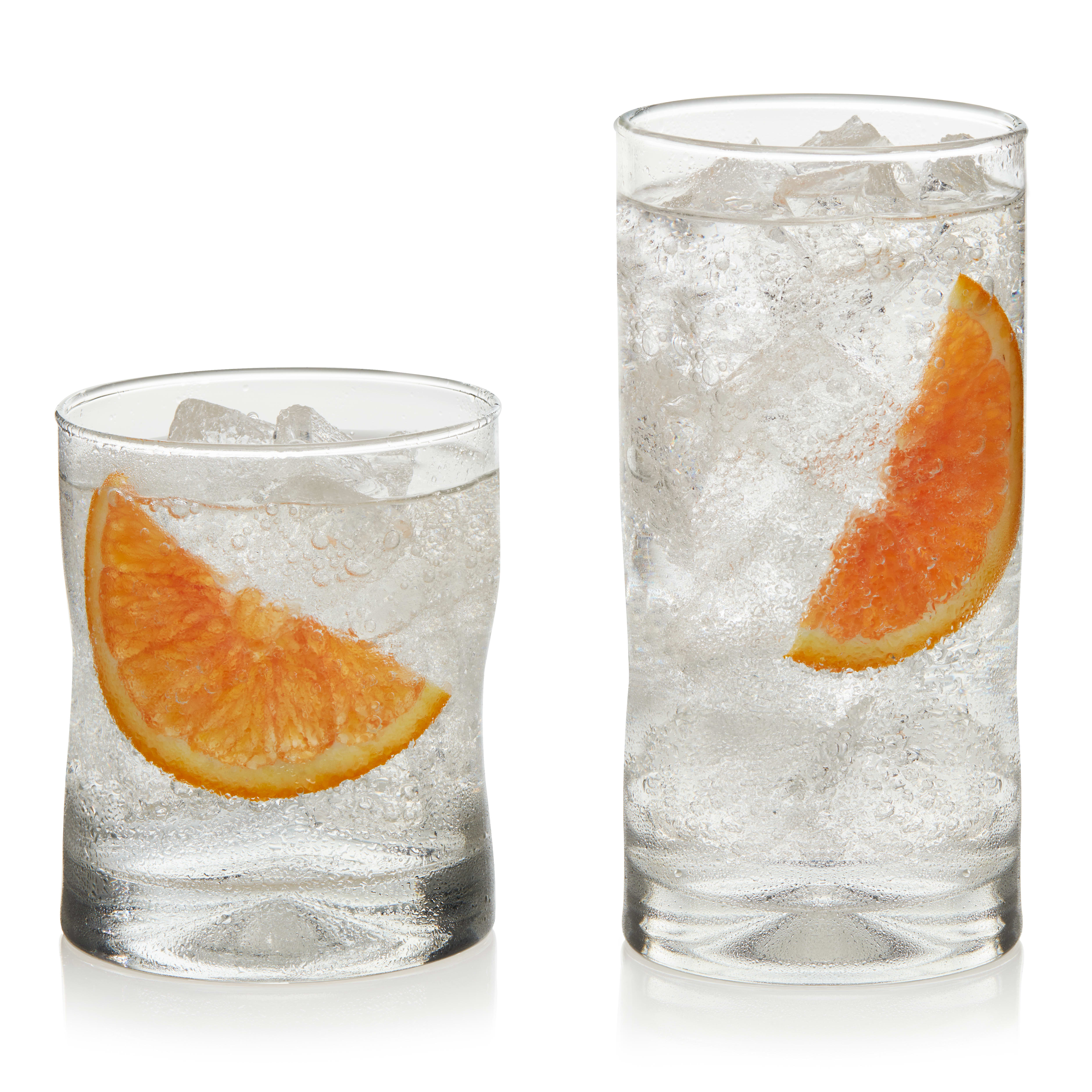 Libbey Impressions 16-Piece Tumbler and Rocks Glass Set & Reviews | Birch Lane