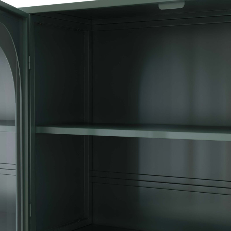 Rangement mural 47,25 po à quatre portes pour armoire murale en verre