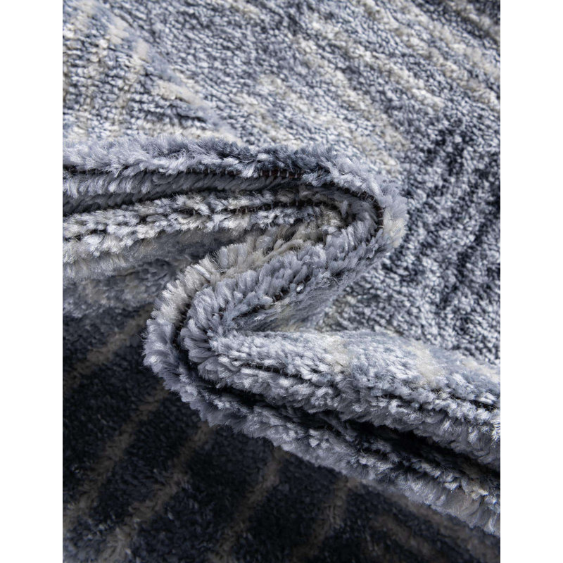 Geometric Area Rug, Round 99.1 cm