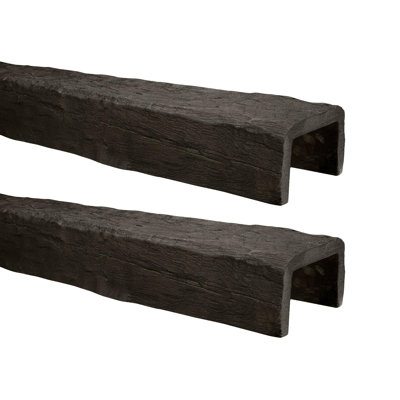 Poutre en faux bois H 5 1/8 po x l 153 po x P 8 po
