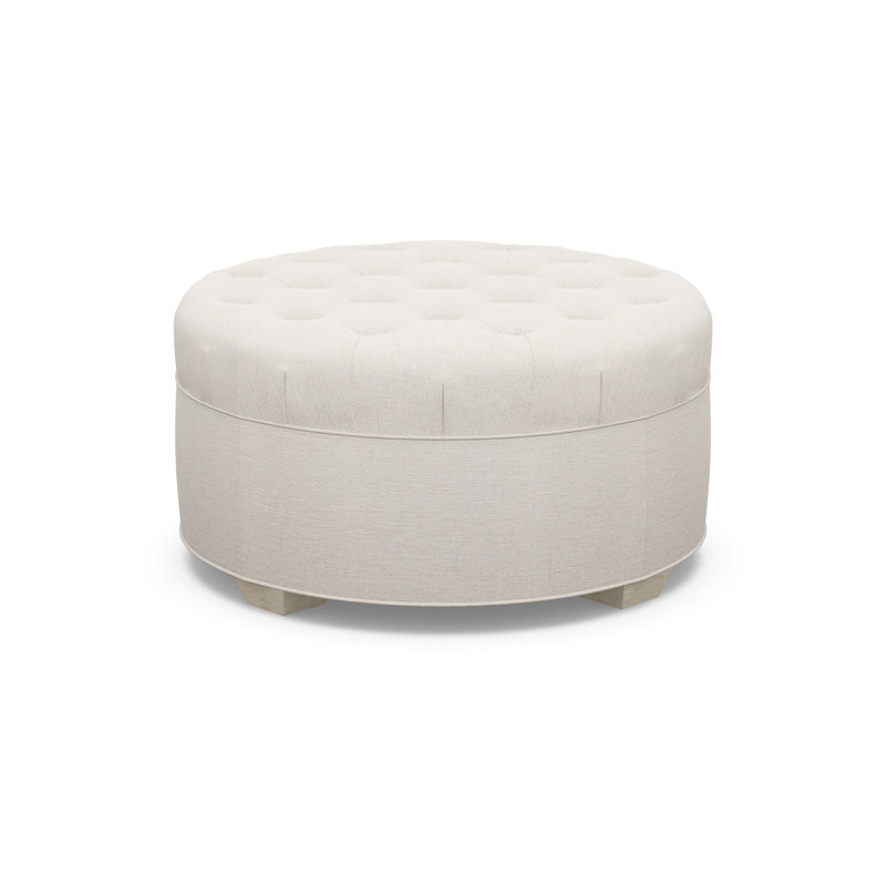 Round Ottoman, 8786-70, Sandstone