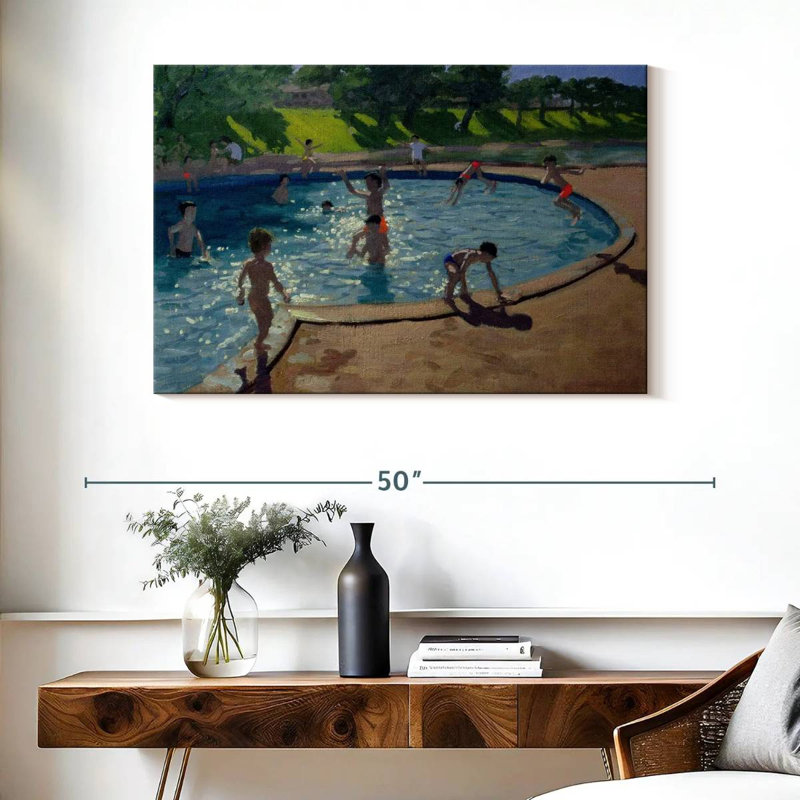 Sireci Swimming Pool 1999, 26" H x 39" W