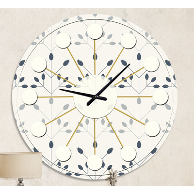 Horloge murale rétro Mid-Century