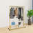 Zarmeen 47.2'' Rolling Industrial Pipe Clothing Rack