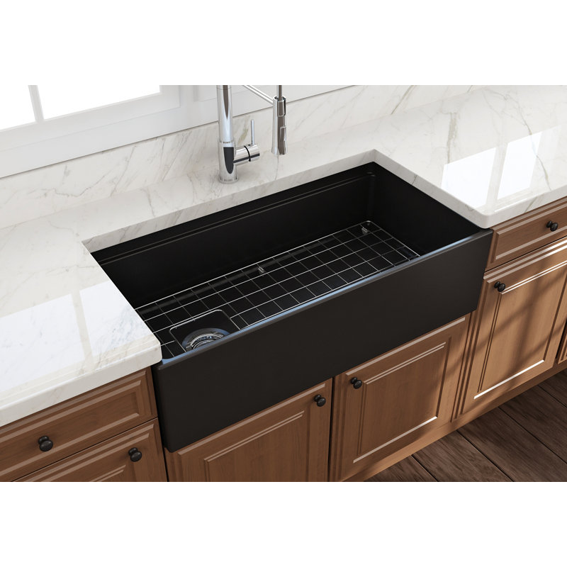 36'' L Kitchen Sink, Matte Black