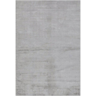 High-Quality Hand-Knotted Grey Area Rug