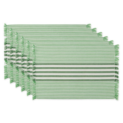 Cotton Striped Rectangle Placemat
