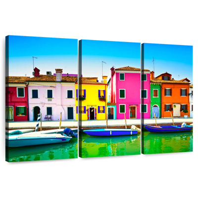 Sebbie Colorful Burano Island Houses