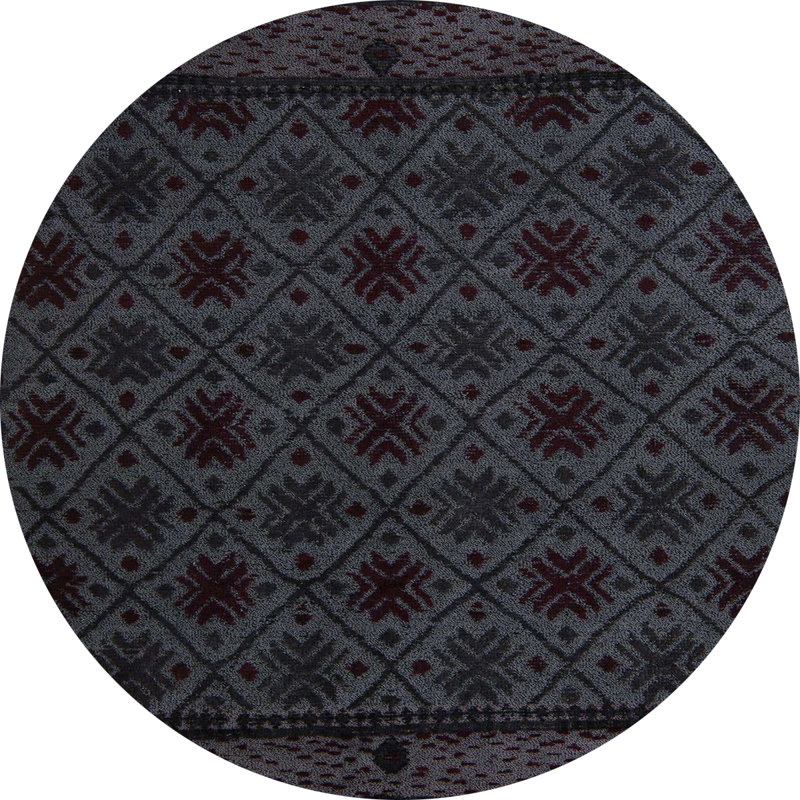Tapis abstrait moderne 5173, Rond 6 pi
