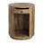 Solid Mango Brown Round Accent_End Table