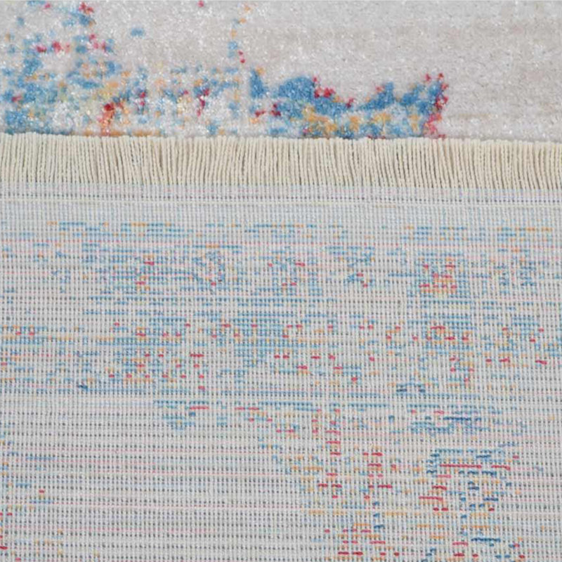 Tapis de couloir en polyester fabriqués à la machine Crayton - Tapis de couloir | Multicolore, design oriental, tapis de salon, chambre à coucher