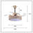 Isajah 43'' Ceiling Fan with LED Lights