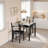 4 Person 73cm L x 73cm H Manufactured Wood Dining Table