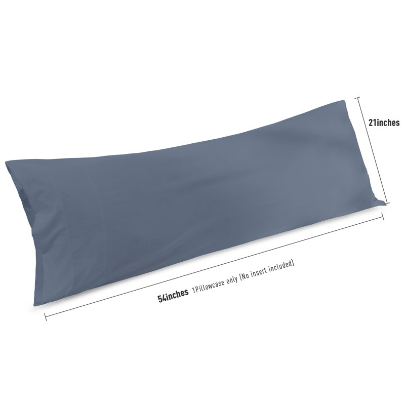 Soft Twill Microfiber Fabric Pillowcases Set, Navy