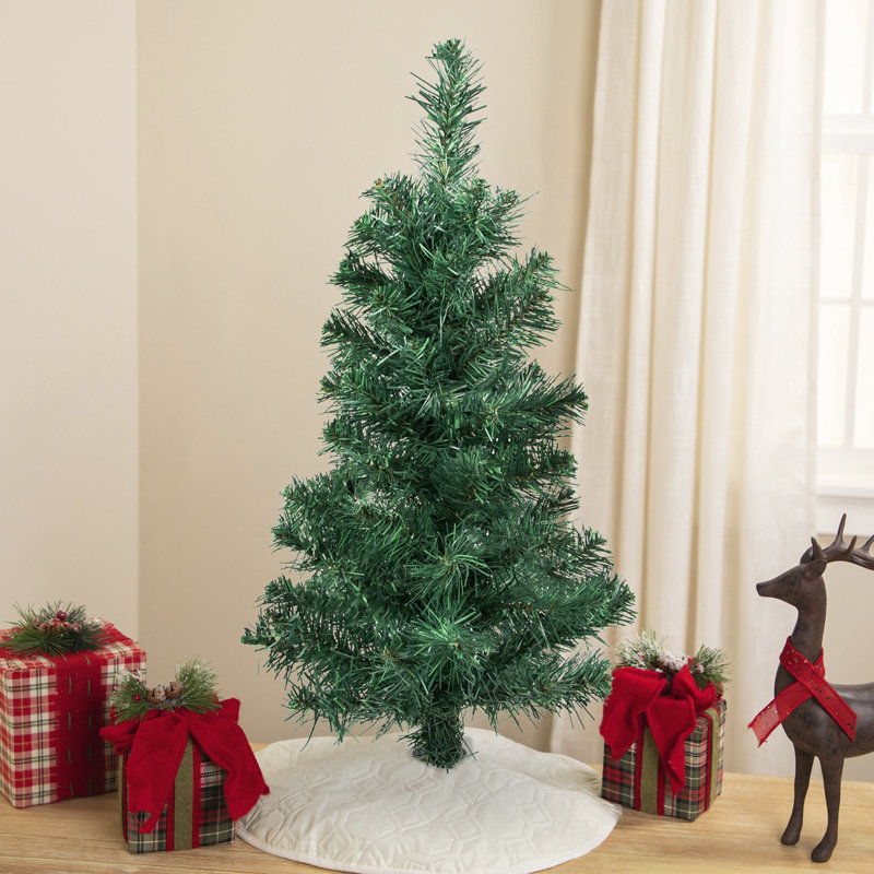 Arbre de Noël artificiel pin vert 18 po non éclairé