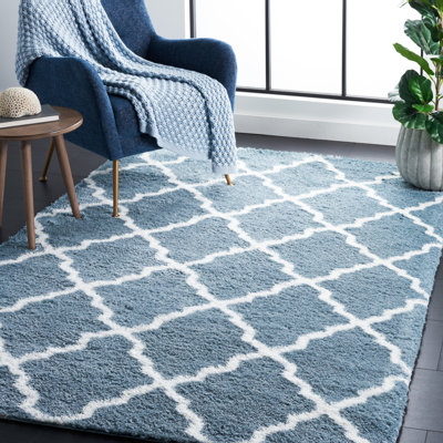 Berber Shag Performance Geometric Rug