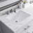 Madalyn 60" Carrara White Marble Countertop Bath Vanity with Faucet-958284143