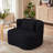 34 inch Upholstered Fabric Armchair, Barrel Chair-1124150356