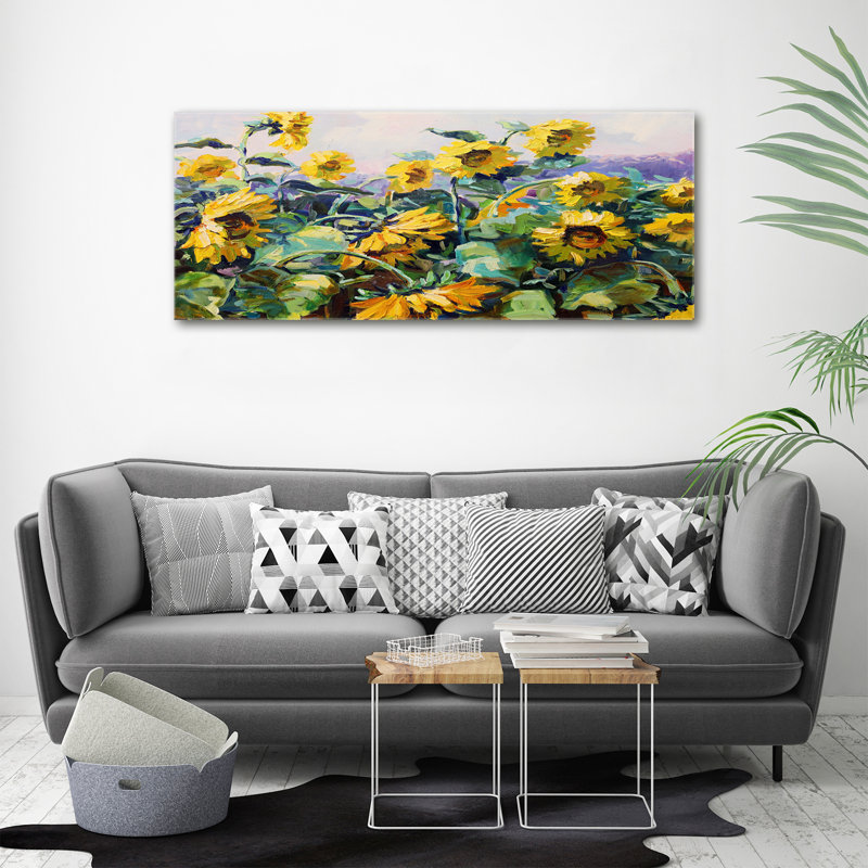 Sunflowers - No Frame Print on Canvas