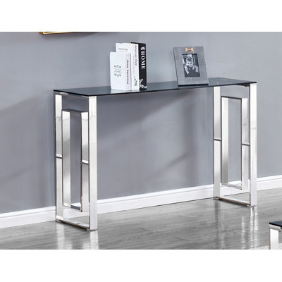 Kolby 47.5'' Glass Top Console Table