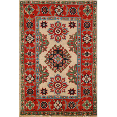 Tapis décoratif géométrique Kazak