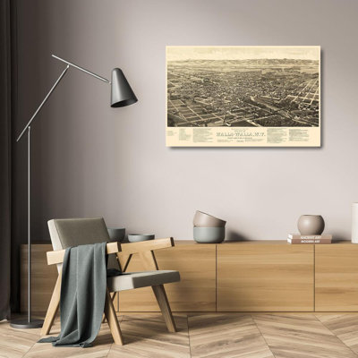 Williston Forge Burleigh Gallery Wrapped Canvas Art Titled: Walla Walla Washington, Burleigh 1884
