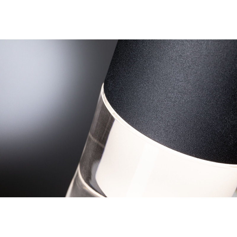 1 - Light LED Pendant, Black