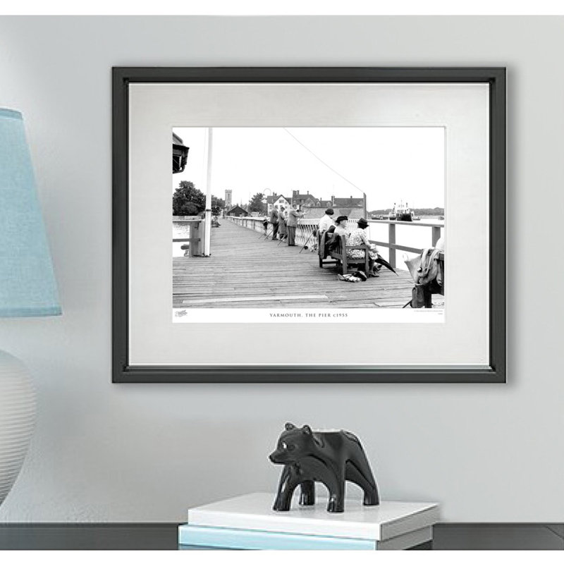 Yarmouth, The Pier C1955 - Single Picture Frame Print, 28cm H x 36cm W x 2.3cm D