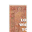 Tapis traditionnel en terre cuite