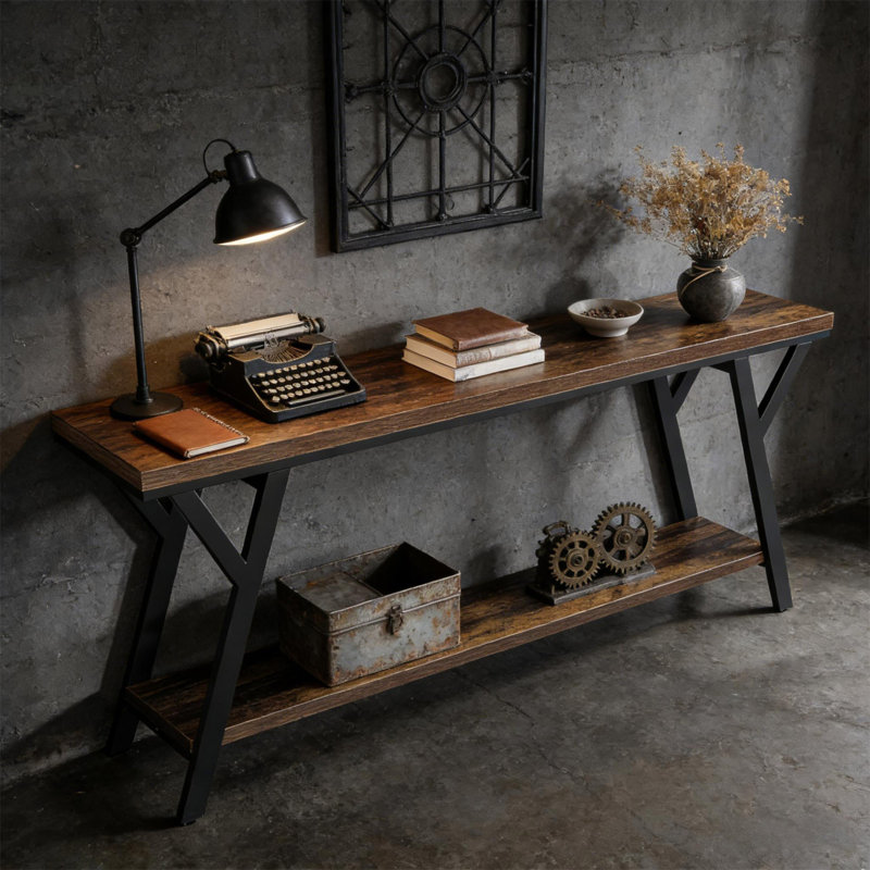 Couch Table,2-Tier Console Table,Sofa Table Couch