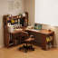 Bureau en fer massif en forme de L brun noyer + noir-1567927440-1567927452