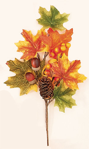 14" Artificial Weatherproof Mixed Fall Spray (Set of 3) The Holiday Aisle®