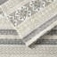 Drap en flanelle 100% coton imprimé - literie douillette et douce, comprend un drap plat, un matelas ajusté de 14 po, 2 taies d'oreiller, lavable à la machine, un bon sommeil, divers