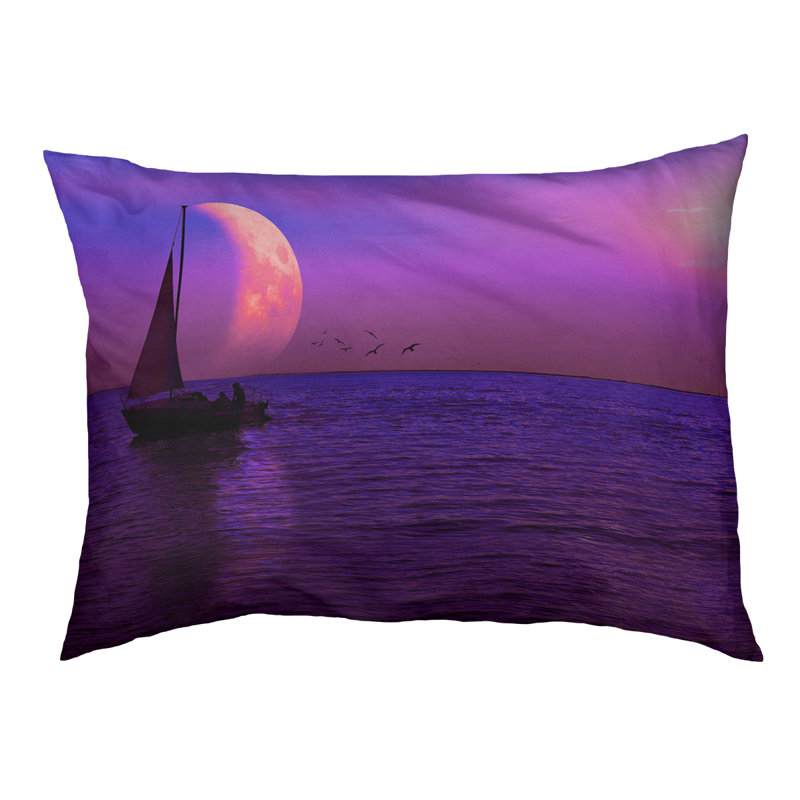 Coussin pour chien Wechsler, Moyen (L 29,5 po x P19,5 po x H 9,5 po), Mauve foncé