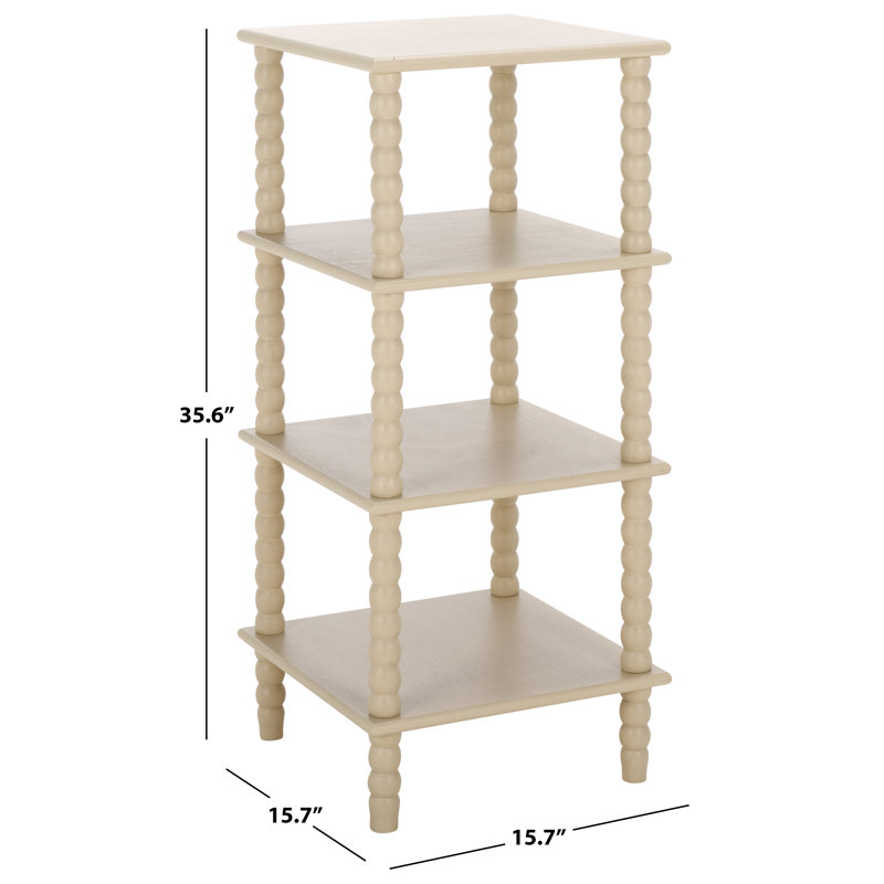 Dilyn 4 Tier Shelving Unit, Sand