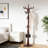 Freestanding Wood Coat Rack With 14 Hooks, Sturdy Entryway Hat And Coat Tree Stand With Wide Stable Base For Home And Office-441340903