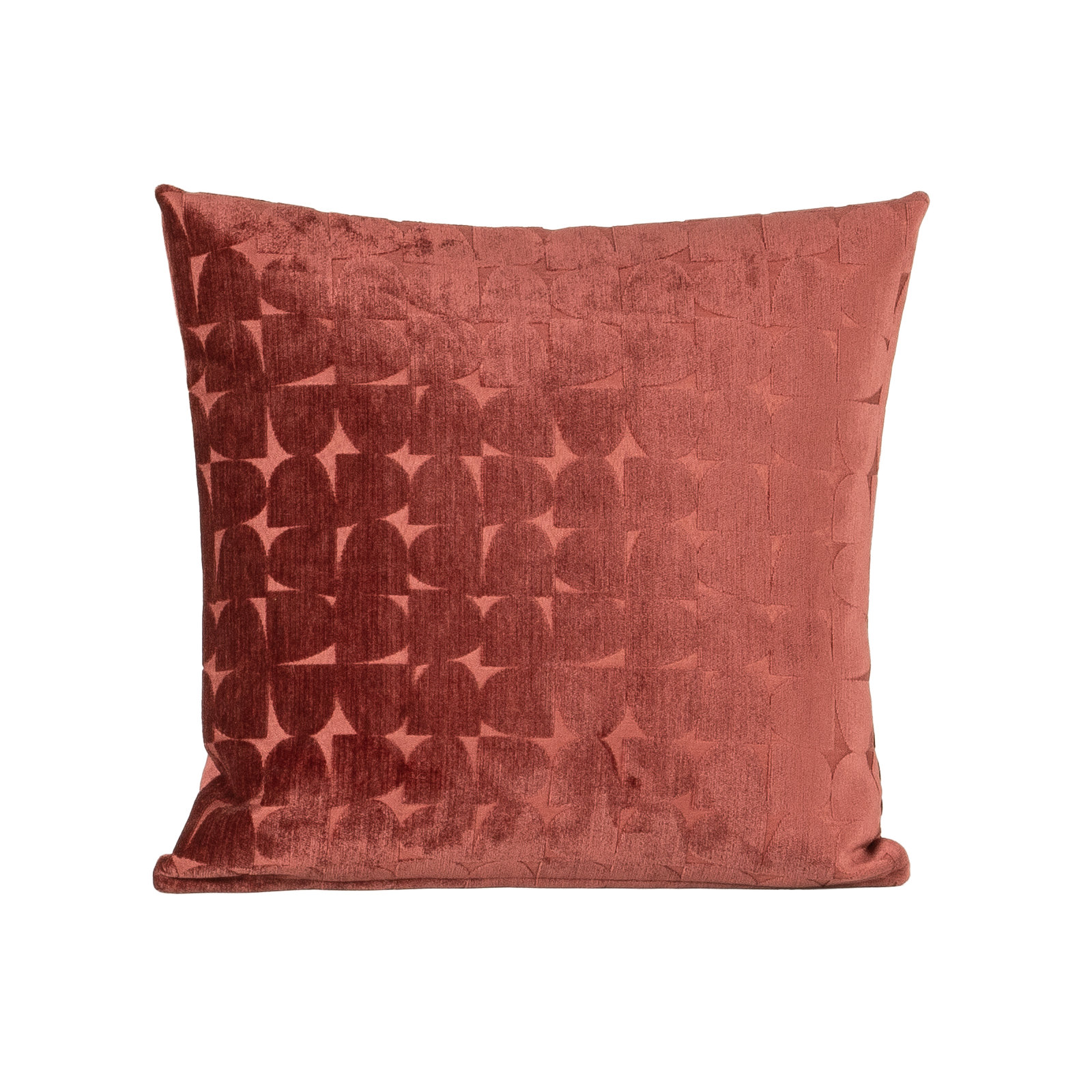 Gumdrop Throw Pillow, Feather, Square 18", Red