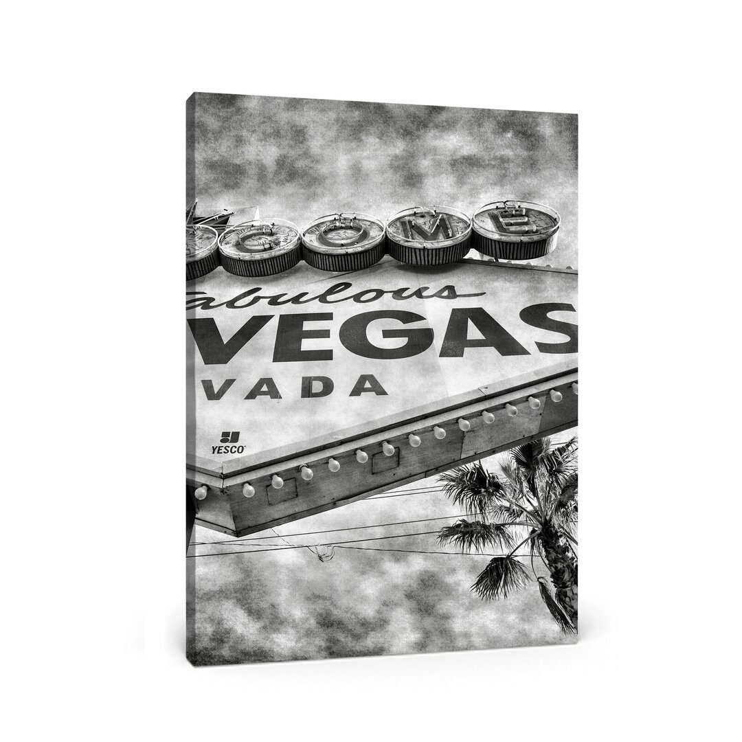 Leinwandbild Las Vegas Schild