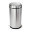 simplehuman 55 Liter Commercial Swing Top Trash Can, ADA-Compliant, Brushed Stainless Steel