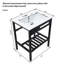 Meuble-lavabo simple 24 po avec lavabo